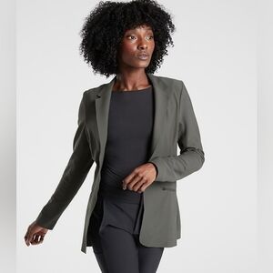 {Athleta} Women's Interstellar Charcoal Blazer - Size 16